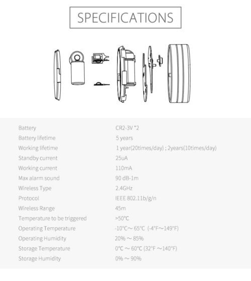 Temperature and Smoke detector 17
