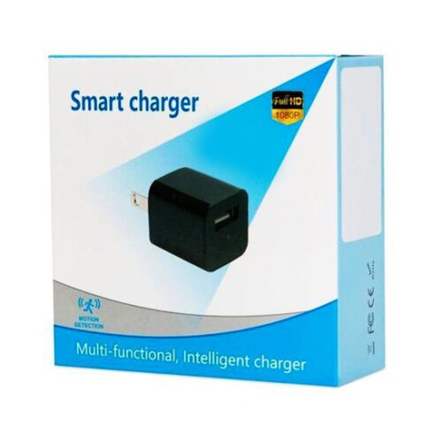 Φορτιστής Κινητού με κρυφή κάμερα Full HD, USB