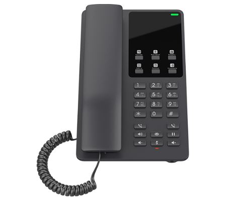Grandstream GHP621W Compact Hotel IP Deskphone with WiFi - Black