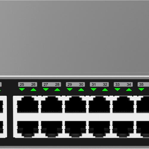Grandstream GWN7806P 48-Port Enterprise-Grade Gigabit L2+ Managed PoE/PoE+ Switch with 6 SFP+ Ports