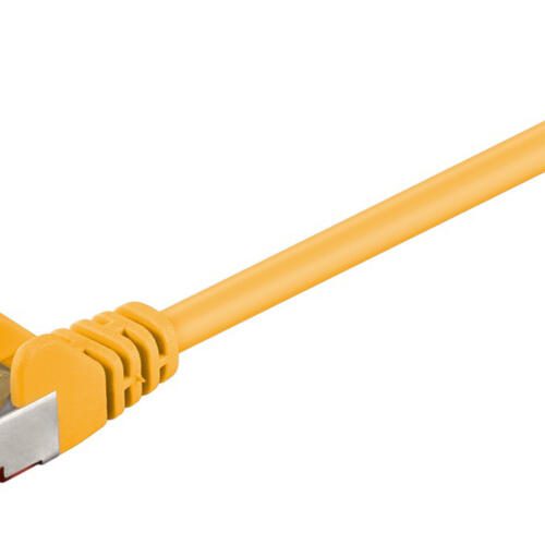 GOOBAY καλώδιο δικτύου 95463, CAT 6 S/FTP (PiMF), CCA, 0.5m, κίτρινο