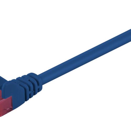 GOOBAY καλώδιο δικτύου 95247, CAT 6 U/UTP, CCA, PVC, 0.25m, μπλε