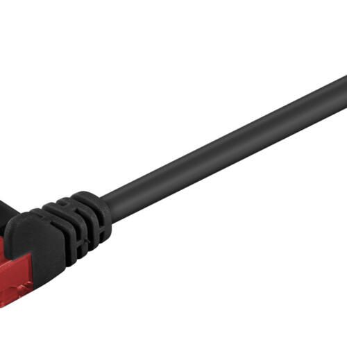 GOOBAY καλώδιο δικτύου 95596, CAT 6 U/UTP, CCA, 1.5m, μαύρο