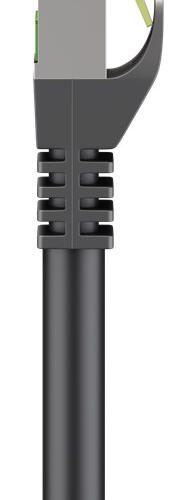 GOOBAY καλώδιο δικτύου 61092, CAT 8.1 S/FTP, copper, GHMT, 0.50m, μαύρο