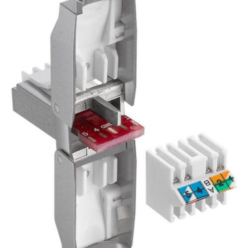 GOOBAY βύσμα RJ45 CAT 6 STP 38293, tool-free, ασημί