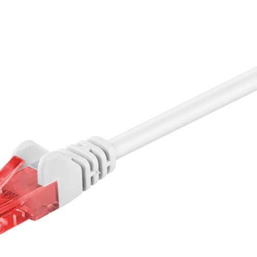 GOOBAY καλώδιο δικτύου 68632, CAT 6 U/UTP, CCA, 0.5m, λευκό