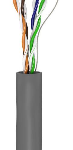 GOOBAY καλώδιο δικτύου 95410, CAT 5e U/UTP, CCA, 305m, γκρι