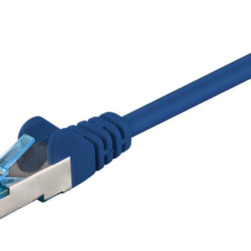 GOOBAY καλώδιο δικτύου 94130, CAT 6A S/FTP (PiMF), Copper, 0.25m, μπλε