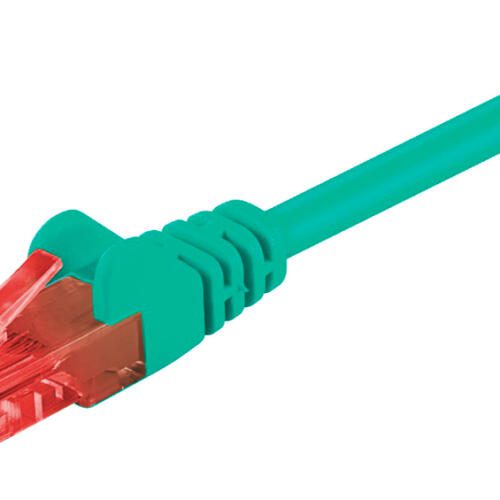 GOOBAY καλώδιο δικτύου 68435, CAT 6 U/UTP, CCA, 250MHz, 0.5m, πράσινο